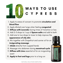 Cargar imagen en el visor de la galería, Aceite esencial de ciprés dōTERRA - 15ml