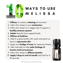 Cargar imagen en el visor de la galería, Aceite esencial de dōTERRA Melissa - 5ml
