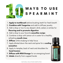 Cargar imagen en el visor de la galería, Aceite esencial de menta verde dōTERRA - 15ml