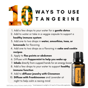 dōTERRA Tangerine Essential Oil - 15ml