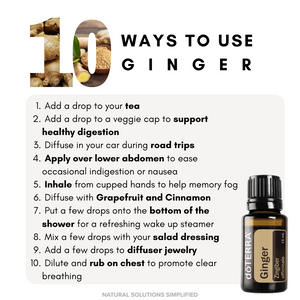 dōTERRA Ginger Essential Oil - 15ml