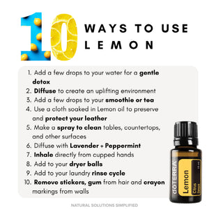 Aceite esencial de limón dōTERRA - 15ml